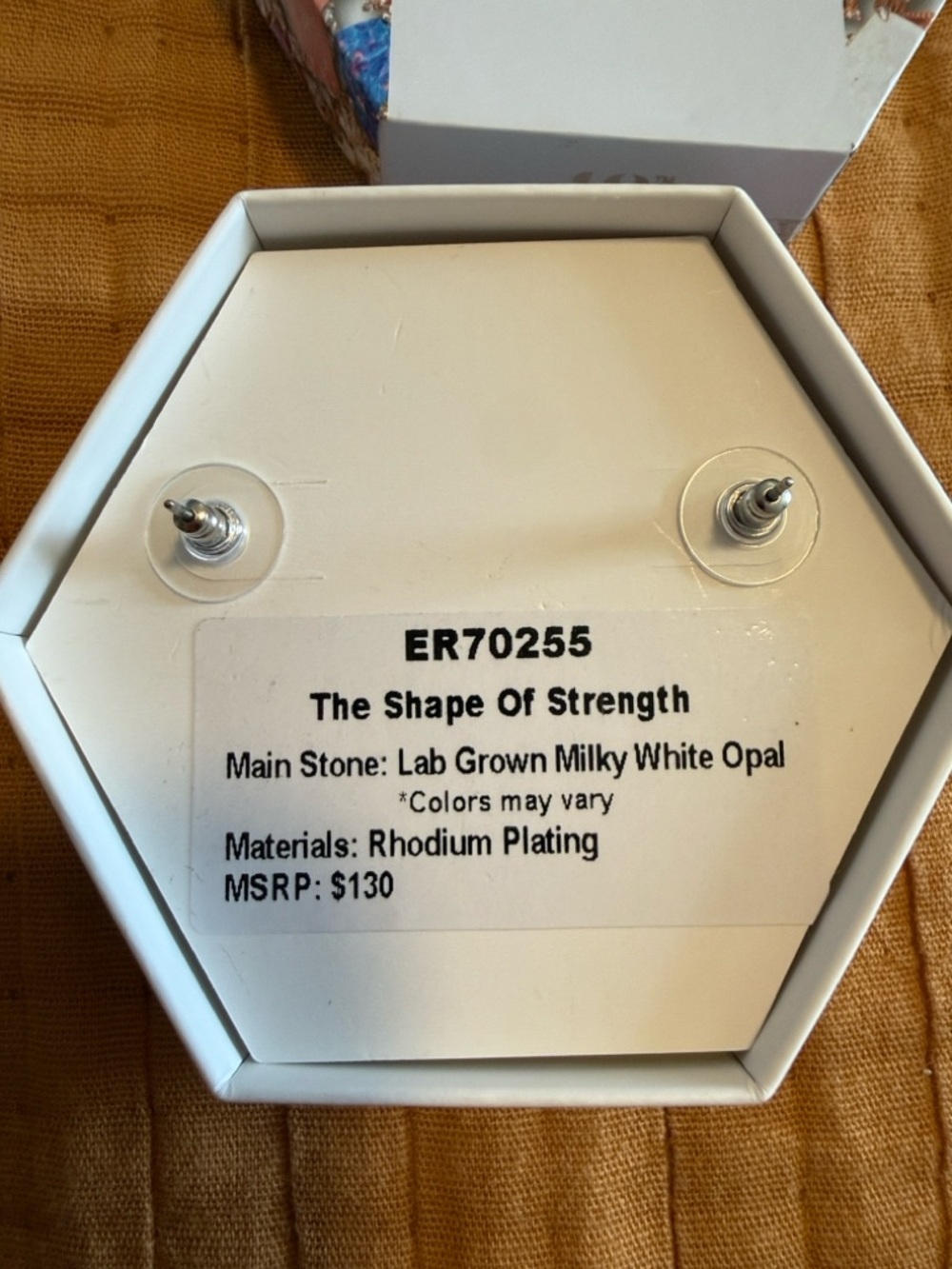 Bomb Party Birthday Collection October 2025 THE SHAPE OF STRENGTH Earrings - Picture 2 of 6